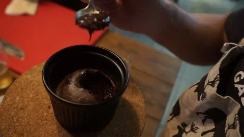 Chocolate cake Stock Footage 159881304