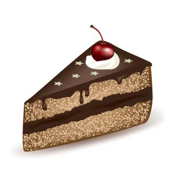 Chocolate Cake Illustrazione stock