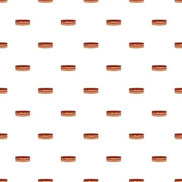 Chocolate cake pattern creating a sweet food background 스톡 일러스트