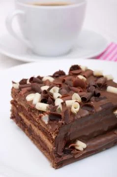 Chocolate cake Stock Photos