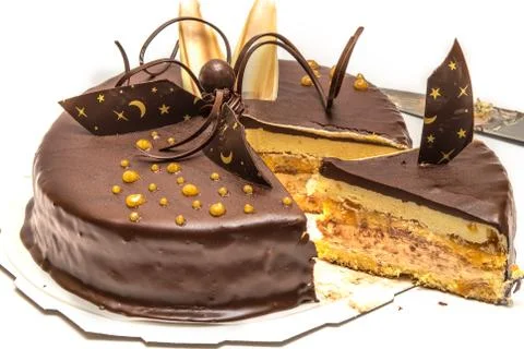 Chocolate cake Foto stock