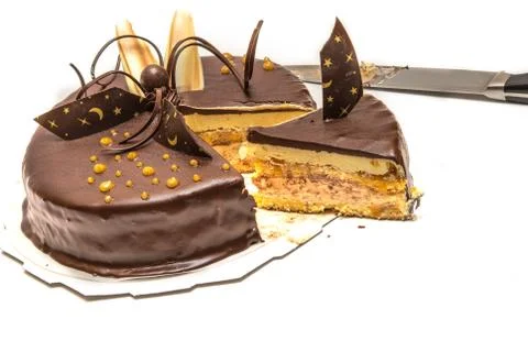 Chocolate cake Foto stock