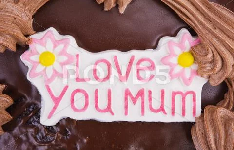 Chocolate cake Stock Photos