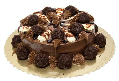 Chocolate cake Stock Photos