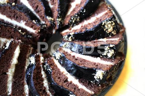 Chocolate cake Stock Photos