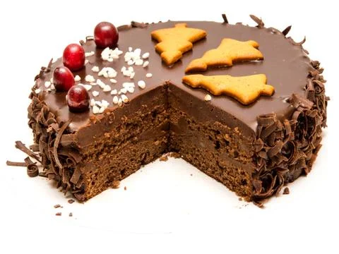Chocolate cake Foto stock