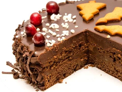 Chocolate cake Foto stock