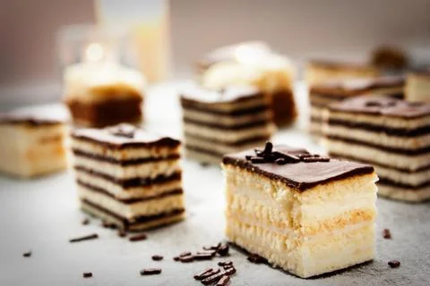 Chocolate cake Stock Photos