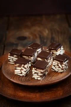 Chocolate cake Stock Photos