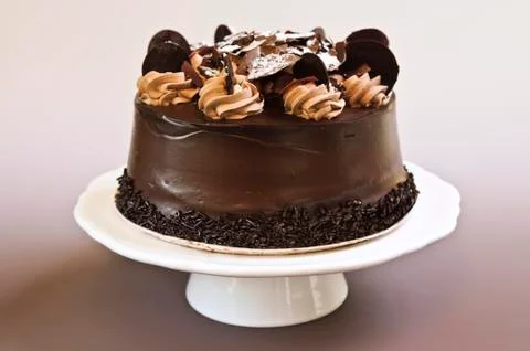Chocolate cake Stock Photos