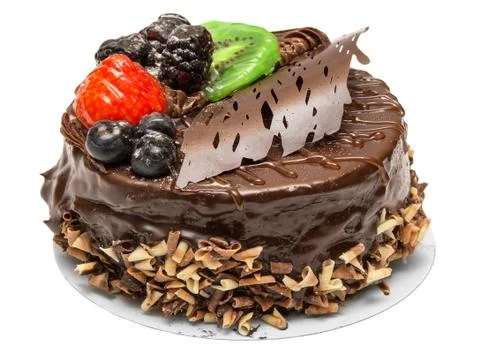 Chocolate cake Stock Photos