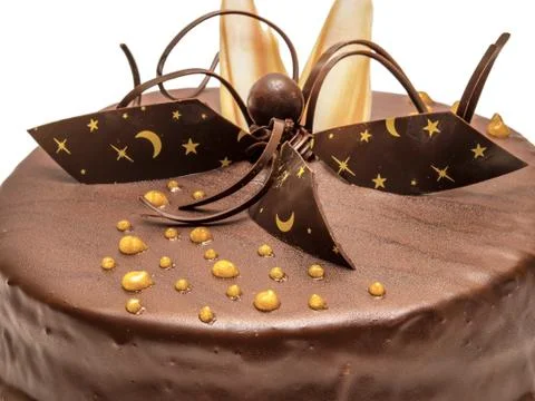 Chocolate cake Stock Photos