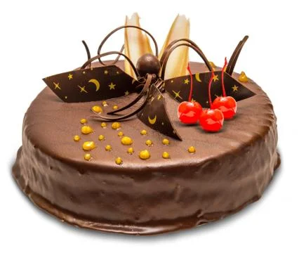 Chocolate cake Stock Photos