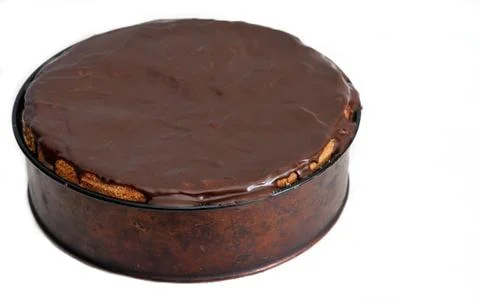 Chocolate cake Stockfoto's