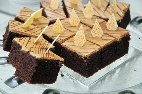 Chocolate cake Stock Photos