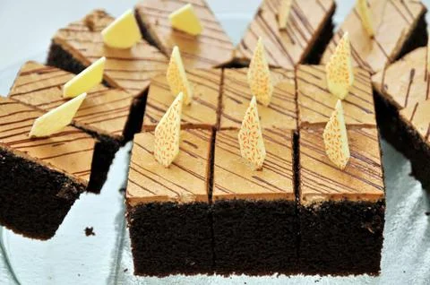 Chocolate cake Stock Photos