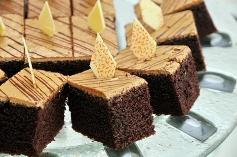Chocolate cake Stock Photos