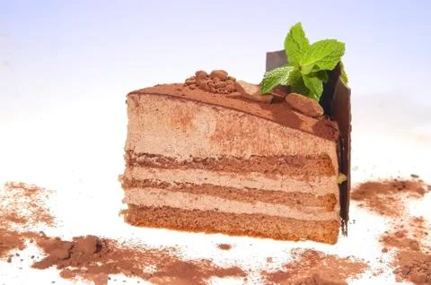 Chocolate cake Stock Photos