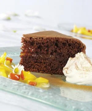 Chocolate cake Stock Photos