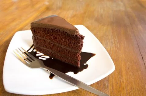 Chocolate cake Foto stock