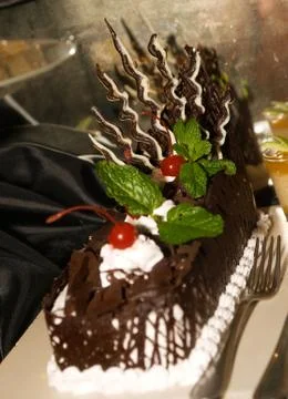 Chocolate cake Stock Photos