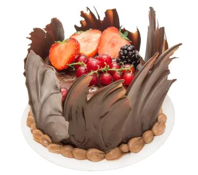 Chocolate cake Stock Photos