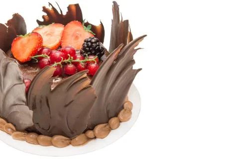 Chocolate cake Stock Photos