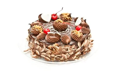 Chocolate cake Stock Photos