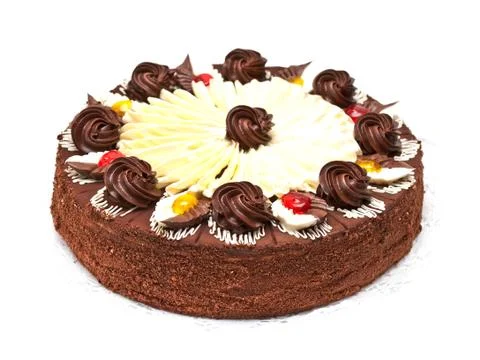 Chocolate cake Stock Photos