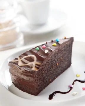 Chocolate cake Stock Photos
