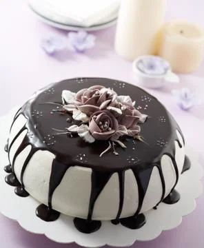 Chocolate cake Stock Photos