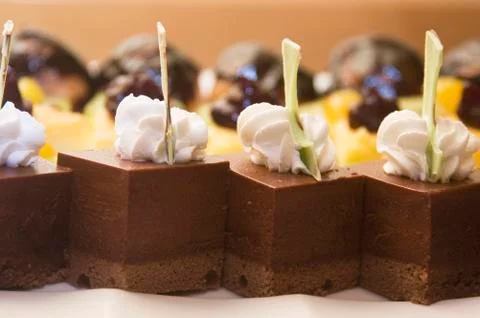 Chocolate cake Stock-Fotos