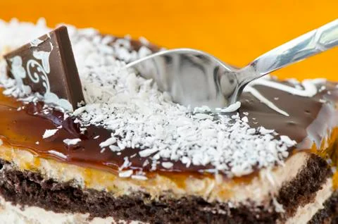 Chocolate cake Stock Photos