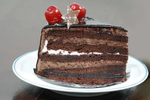 Chocolate cake Stock Photos