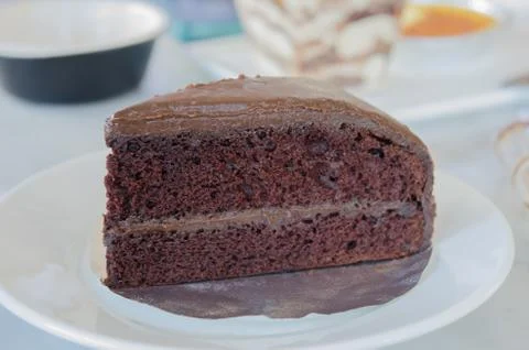 Chocolate cake 스톡 사진