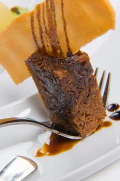 Chocolate cake Stock Photos