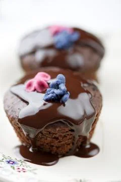 Chocolate cake Stock-Fotos