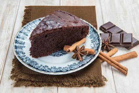 Chocolate cake Stock Photos