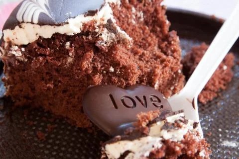 Chocolate cake Stock Photos
