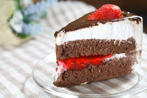 Chocolate cake Stock Photos