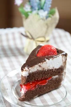 Chocolate cake Stock Photos