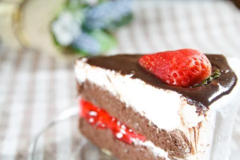 Chocolate cake Foto stock