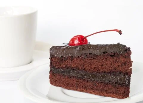 Chocolate cake. Stock Photos