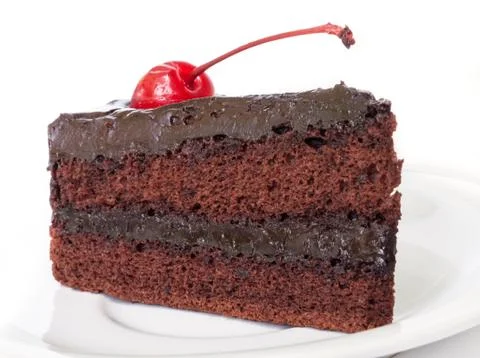 Chocolate cake. Stock Photos