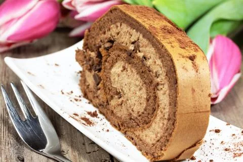 Chocolate cake Stock Photos