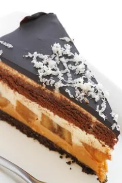 Chocolate cake Stock Photos