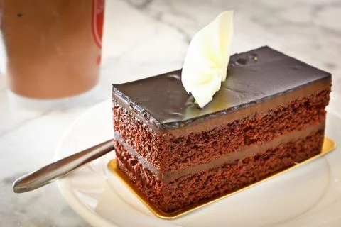 Chocolate cake Foto stock