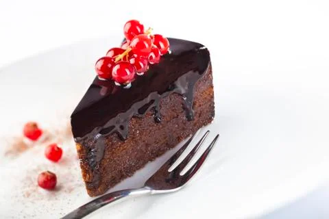 Chocolate cake Stock Photos