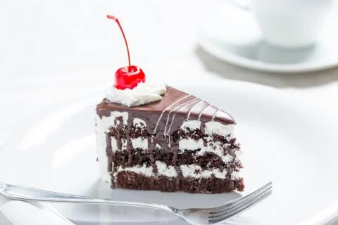 Chocolate cake Stock Photos