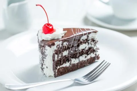Chocolate cake Stock Photos